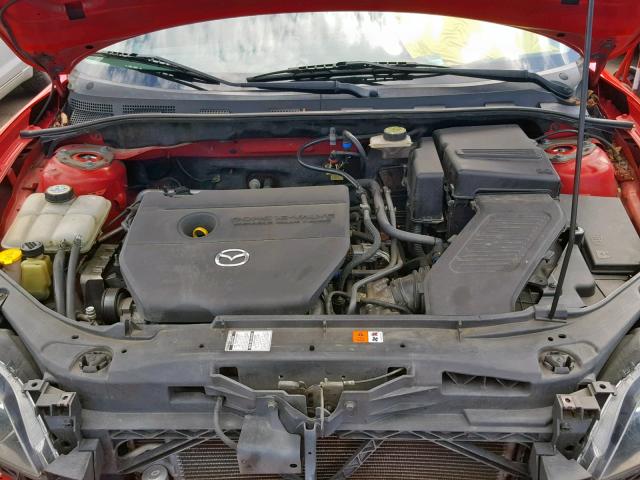 JM1BK32G871627323 - 2007 MAZDA 3 I RED photo 7