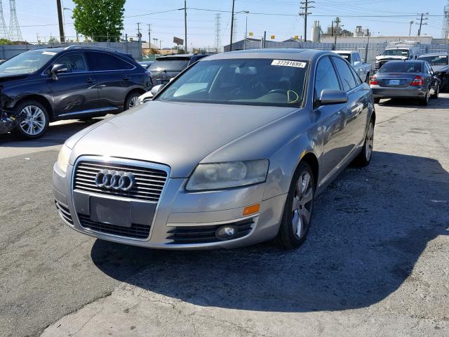 WAUAH74F66N139515 - 2006 AUDI A6 3.2 SILVER photo 2