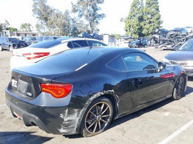JF1ZNAA11D2705993 - 2013 TOYOTA SCION FR-S BLACK photo 4