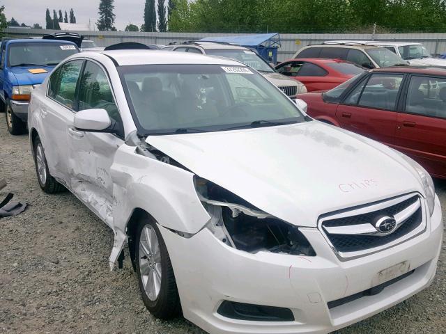 4S3BMBC61C3042270 - 2012 SUBARU LEGACY 2.5 WHITE photo 1