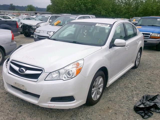 4S3BMBC61C3042270 - 2012 SUBARU LEGACY 2.5 WHITE photo 2