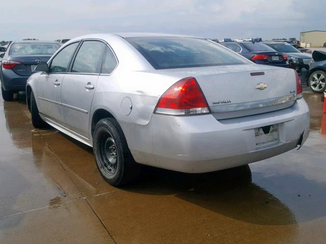 2G1WF5EK9B1158482 - 2011 CHEVROLET IMPALA LS SILVER photo 3