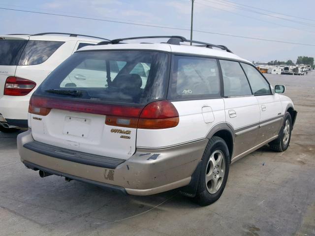 4S3BG6857X7634043 - 1999 SUBARU LEGACY OUT WHITE photo 4