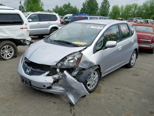 JHMGE8H33DC080314 - 2013 HONDA FIT SILVER photo 2