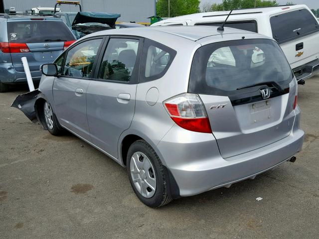 JHMGE8H33DC080314 - 2013 HONDA FIT SILVER photo 3