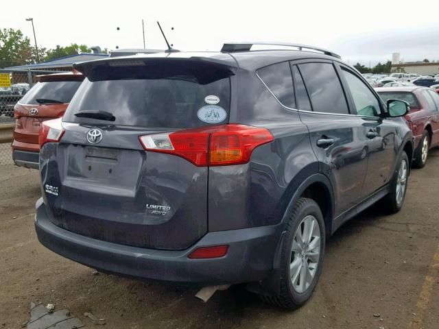 2T3DFREV1FW361072 - 2015 TOYOTA RAV4 LIMIT GRAY photo 4