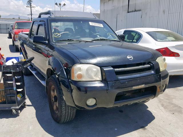 1N6ED29Y22C379693 - 2002 NISSAN FRONTIER C BLACK photo 1