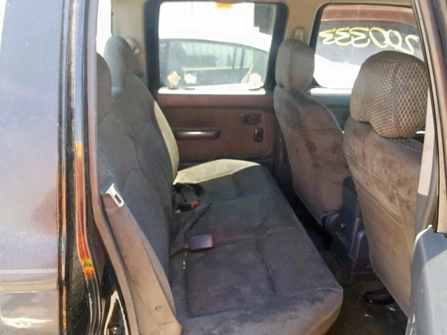 1N6ED29Y22C379693 - 2002 NISSAN FRONTIER C BLACK photo 6