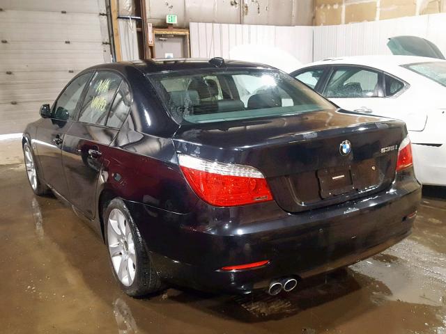 WBANV93549C134375 - 2009 BMW 535 XI Սև լուսանկար 3