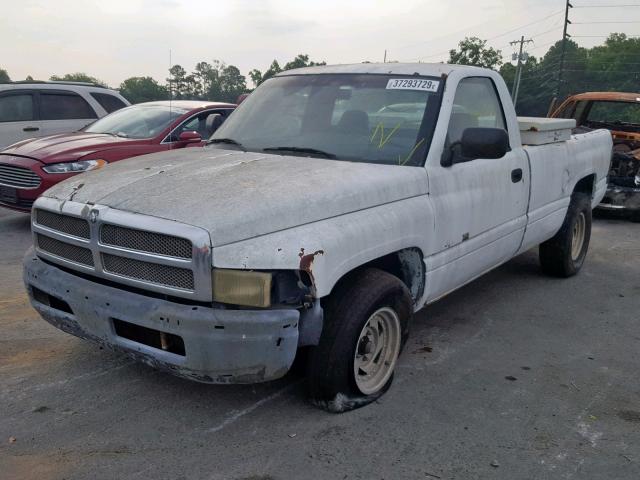 1B7HC16YXRS553303 - 1994 DODGE RAM 1500 WHITE photo 2