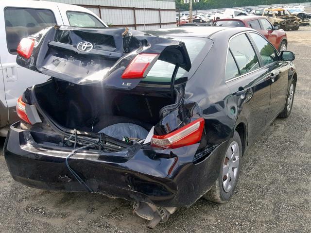 4T1BE46K77U704950 - 2007 TOYOTA CAMRY NEW BLACK photo 4