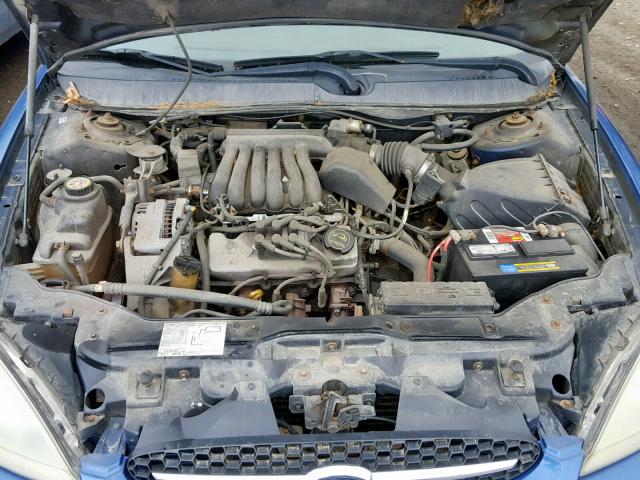 1FAFP55U93G161866 - 2003 FORD TAURUS SES BLUE photo 7