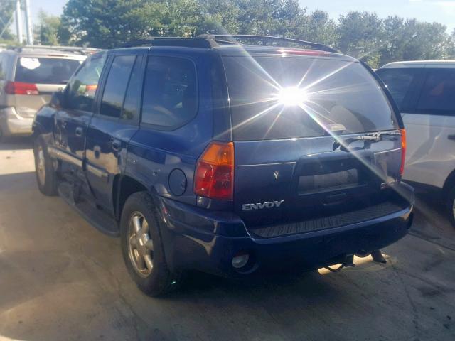 1GKDT13S342261312 - 2004 GMC ENVOY BLUE photo 3