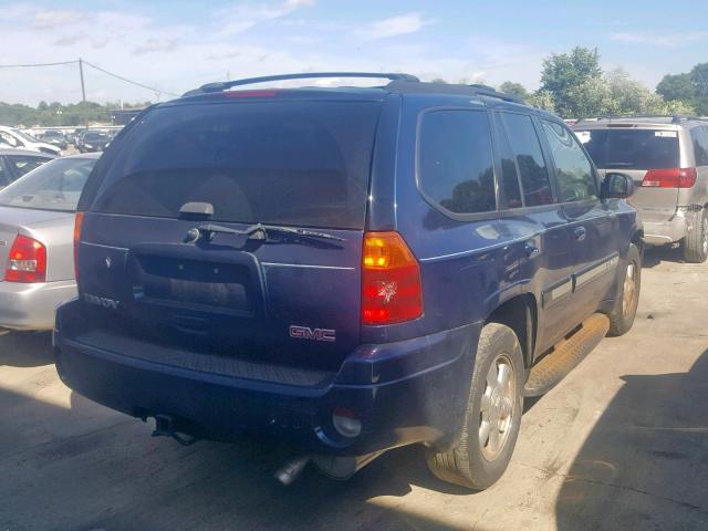 1GKDT13S342261312 - 2004 GMC ENVOY BLUE photo 4