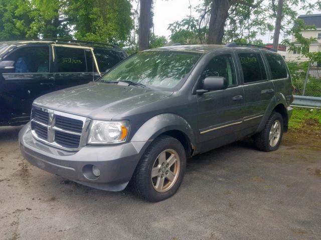 1D8HB48NX7F580919 - 2007 DODGE DURANGO SL GRAY photo 2