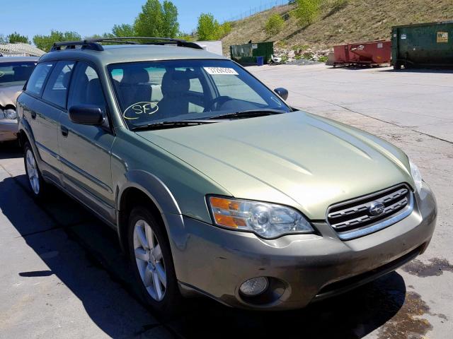 4S4BP61C567363762 - 2006 SUBARU LEGACY OUT GREEN photo 1