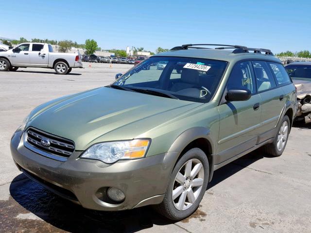 4S4BP61C567363762 - 2006 SUBARU LEGACY OUT GREEN photo 2