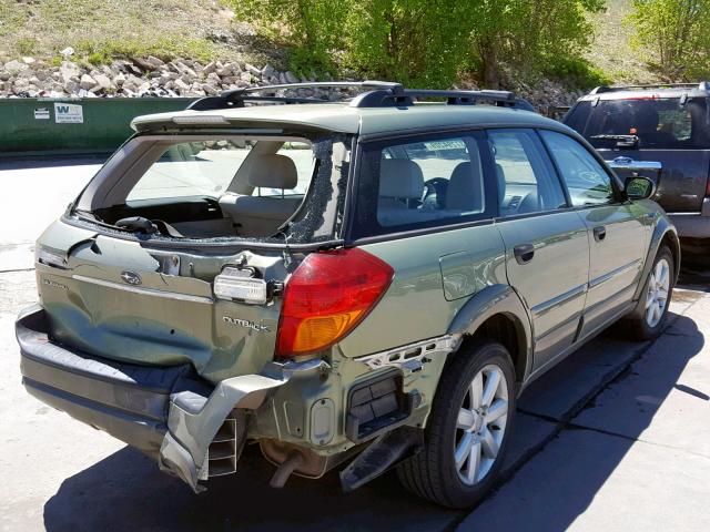 4S4BP61C567363762 - 2006 SUBARU LEGACY OUT GREEN photo 4