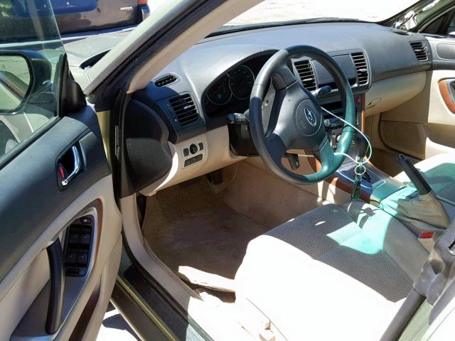 4S4BP61C567363762 - 2006 SUBARU LEGACY OUT GREEN photo 9