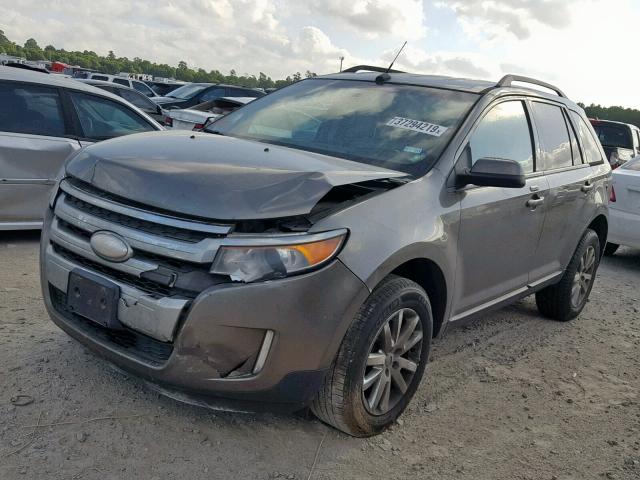 2FMDK3JC3DBE33091 - 2013 FORD EDGE SEL TAN photo 2