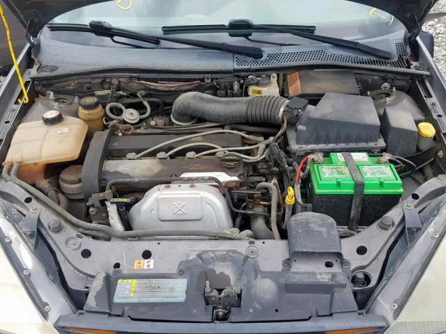 3FAFP31343R145035 - 2003 FORD FOCUS ZX3 GRAY photo 7