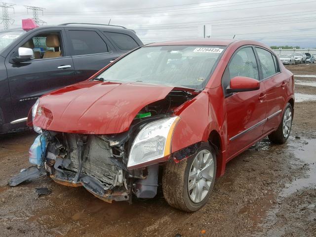 3N1AB6AP0BL693478 - 2011 NISSAN SENTRA 2.0 RED photo 2