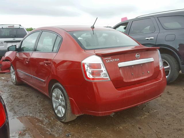 3N1AB6AP0BL693478 - 2011 NISSAN SENTRA 2.0 RED photo 3