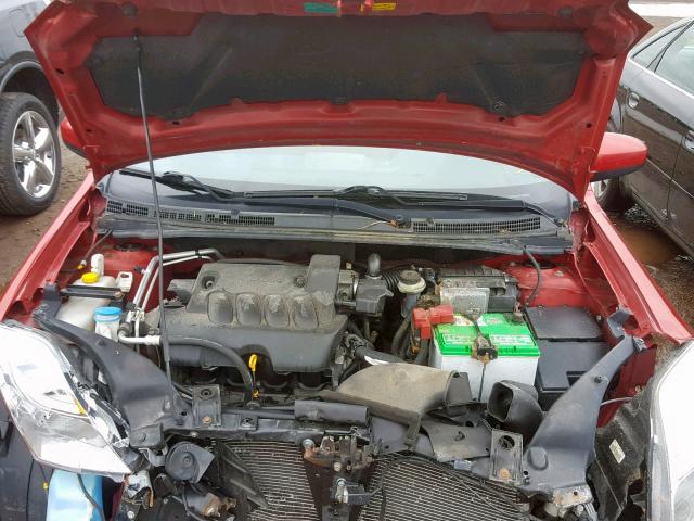 3N1AB6AP0BL693478 - 2011 NISSAN SENTRA 2.0 RED photo 7