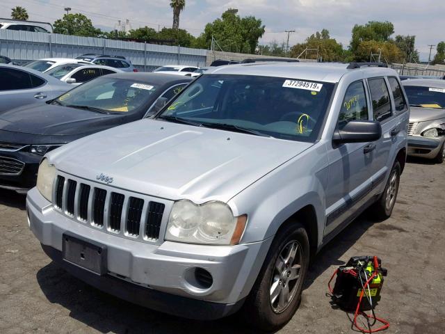 1J4GS48K06C148866 - 2006 JEEP GRAND CHER GRAY photo 2