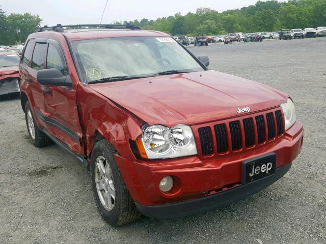 1J8HR48N95C725420 - 2005 JEEP GRAND CHER RED photo 1