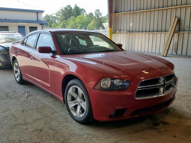 2C3CDXHGXCH187411 - 2012 DODGE CHARGER SX RED photo 1