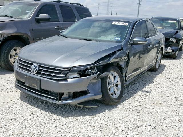 1VWAS7A35GC046736 - 2016 VOLKSWAGEN PASSAT S GRAY photo 2