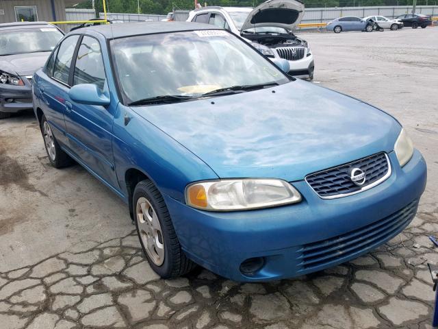 3N1CB51D93L808086 - 2003 NISSAN SENTRA XE TEAL photo 1