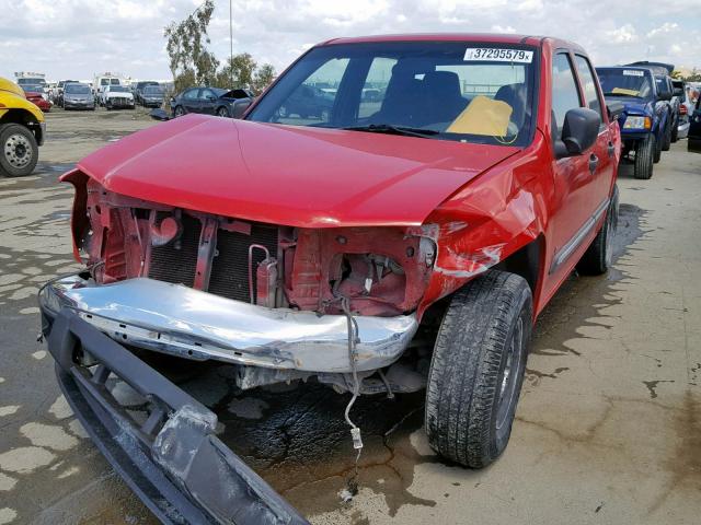 1GCCS136468127065 - 2006 CHEVROLET COLORADO RED photo 2