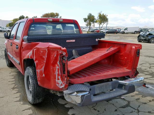 1GCCS136468127065 - 2006 CHEVROLET COLORADO RED photo 3