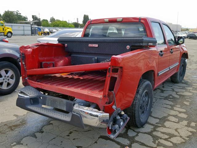 1GCCS136468127065 - 2006 CHEVROLET COLORADO RED photo 4