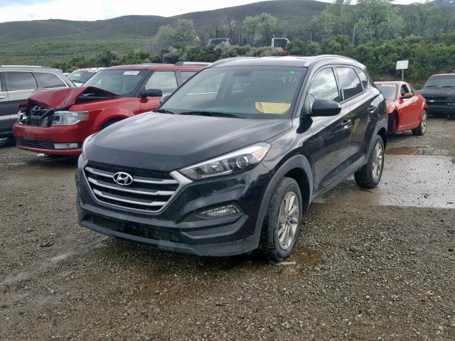 KM8J3CA46HU447687 - 2017 HYUNDAI TUCSON LIM BLACK photo 2