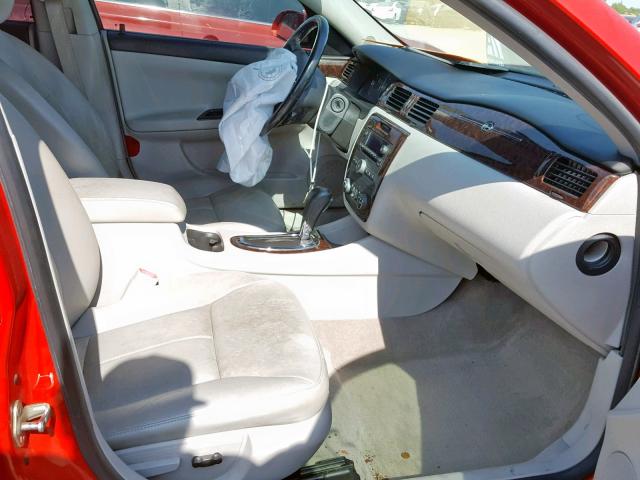 2G1WC5E33D1214209 - 2013 CHEVROLET IMPALA LTZ RED photo 5