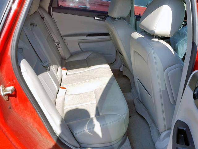 2G1WC5E33D1214209 - 2013 CHEVROLET IMPALA LTZ RED photo 6