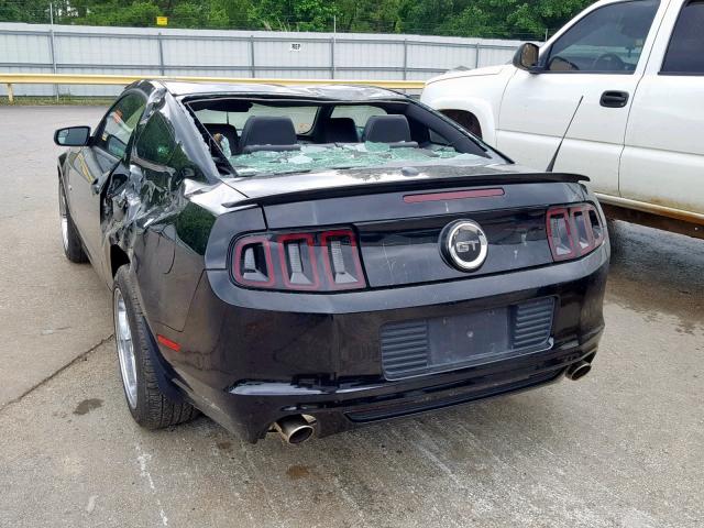 1ZVBP8CF7D5216064 - 2013 FORD MUSTANG GT BLACK photo 3