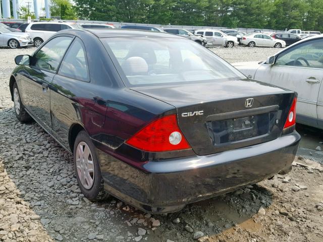 1HGEM22105L047368 - 2005 HONDA CIVIC DX V BLACK photo 3