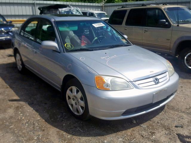 2HGES26752H515320 - 2002 HONDA CIVIC EX SILVER photo 1