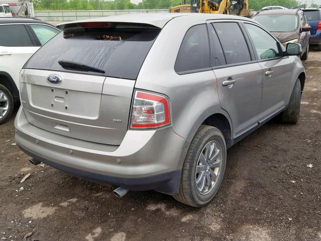 2FMDK38CX8BA29118 - 2008 FORD EDGE SEL SILVER photo 4