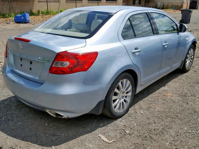 JS2RF9A34A6100562 - 2010 SUZUKI KIZASHI SE BLUE photo 4