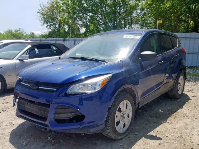 1FMCU0F74DUB18990 - 2013 FORD ESCAPE S BLUE photo 2