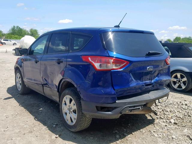 1FMCU0F74DUB18990 - 2013 FORD ESCAPE S BLUE photo 3