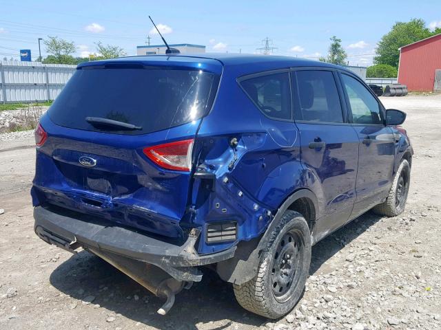 1FMCU0F74DUB18990 - 2013 FORD ESCAPE S BLUE photo 4