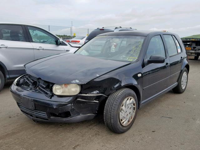 9BWFL61J344041593 - 2004 VOLKSWAGEN GOLF GL BLACK photo 2