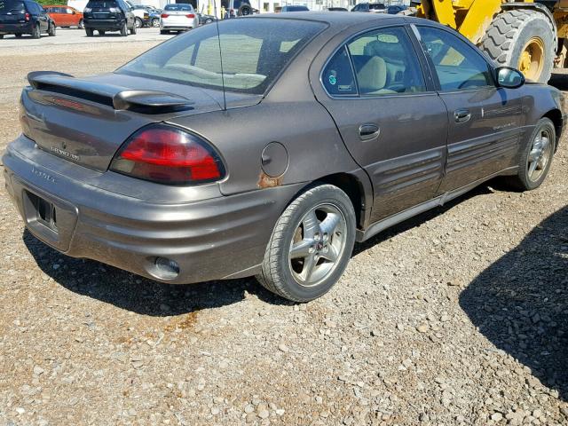 1G2NF52F72C154830 - 2002 PONTIAC GRAND AM S BROWN photo 4