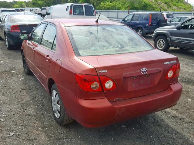 1NXBR32E38Z957179 - 2008 TOYOTA COROLLA CE RED photo 3